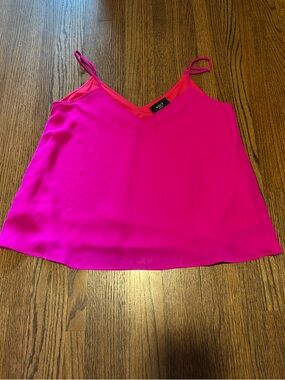 VICI Hot Pink Cami Tank Top Women’s Small Adjustable Straps Flowy